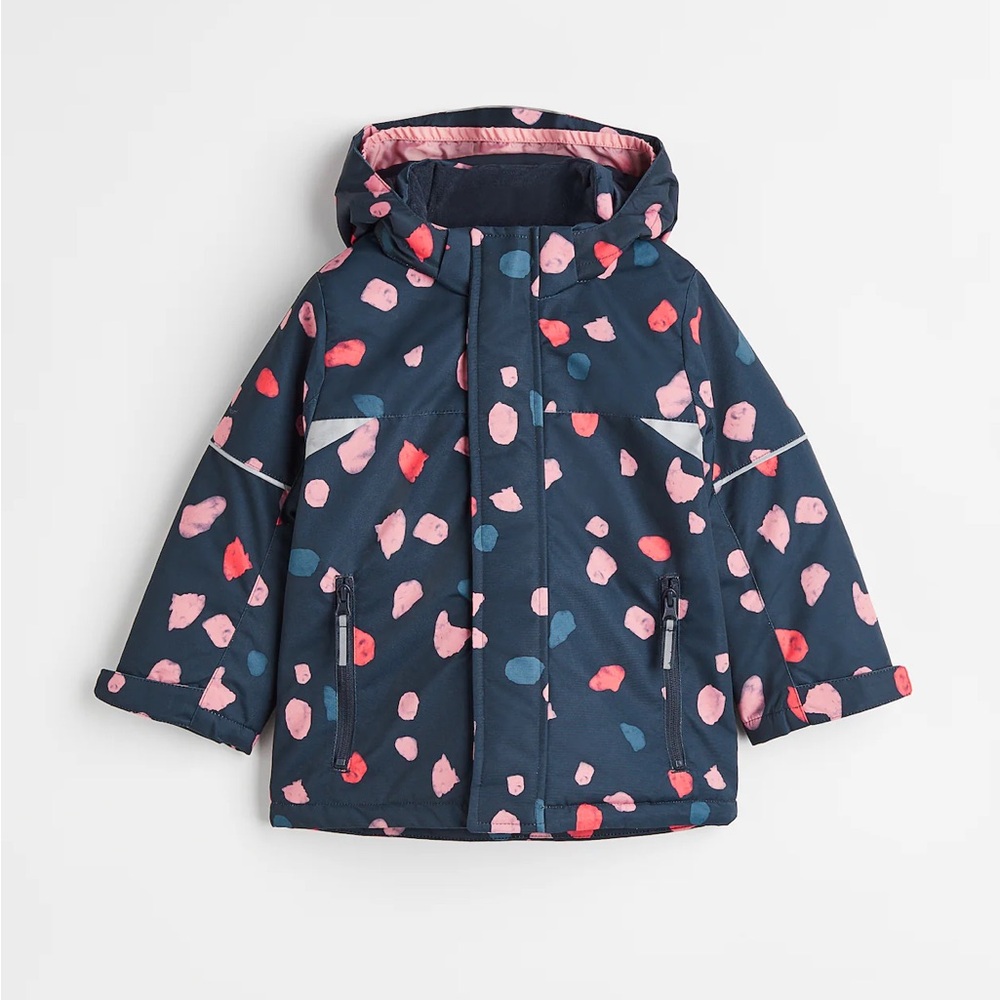 NWOT H&M Girls size 6-7y Water Resistant Coat with Hood
